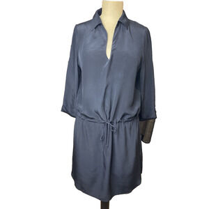 Rory Beca Dress Womens Large Black 100% Silk‎ Loose